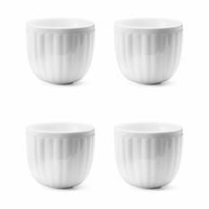 Georg Jensen Bernadotte Termokrus - 4 stk. - 20 cl - Porcelæn - Hvid