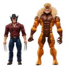 Wolverine 50th Anniversary Marvel Legends Actionfiguren 2er-Pack - Marvel's Logan & Sabretooth