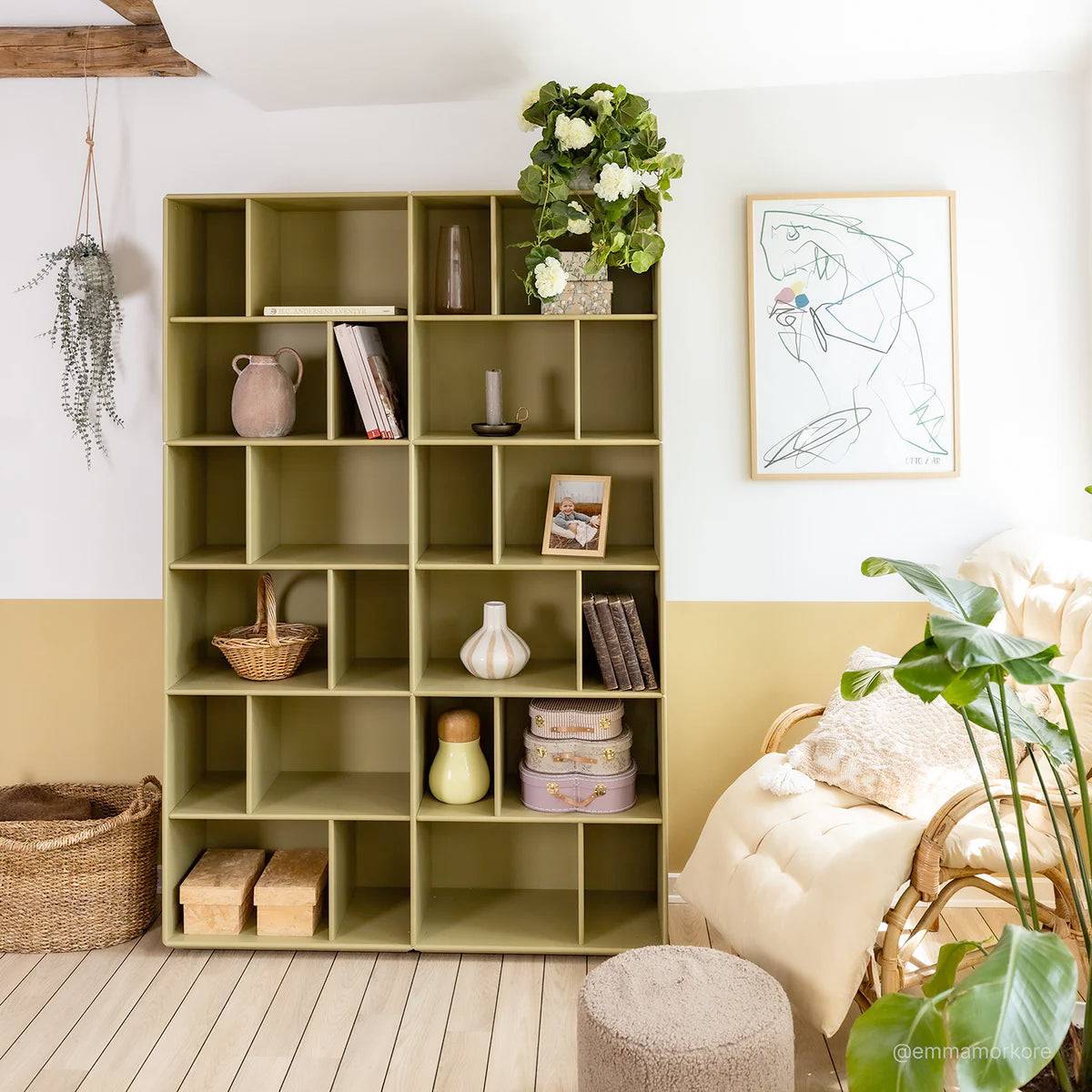 ByAulum Quadrant Brooklyn Gulvreol - Olive