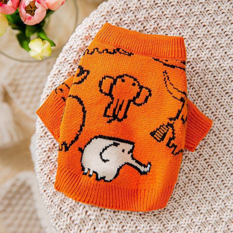 Autumn/Winter Dog Bear Baseball Uniform Knit Sweater Cardigan Cat Two-legged Sports Fashion Pet Clothing XL (recommended weight 11-7.5kg)