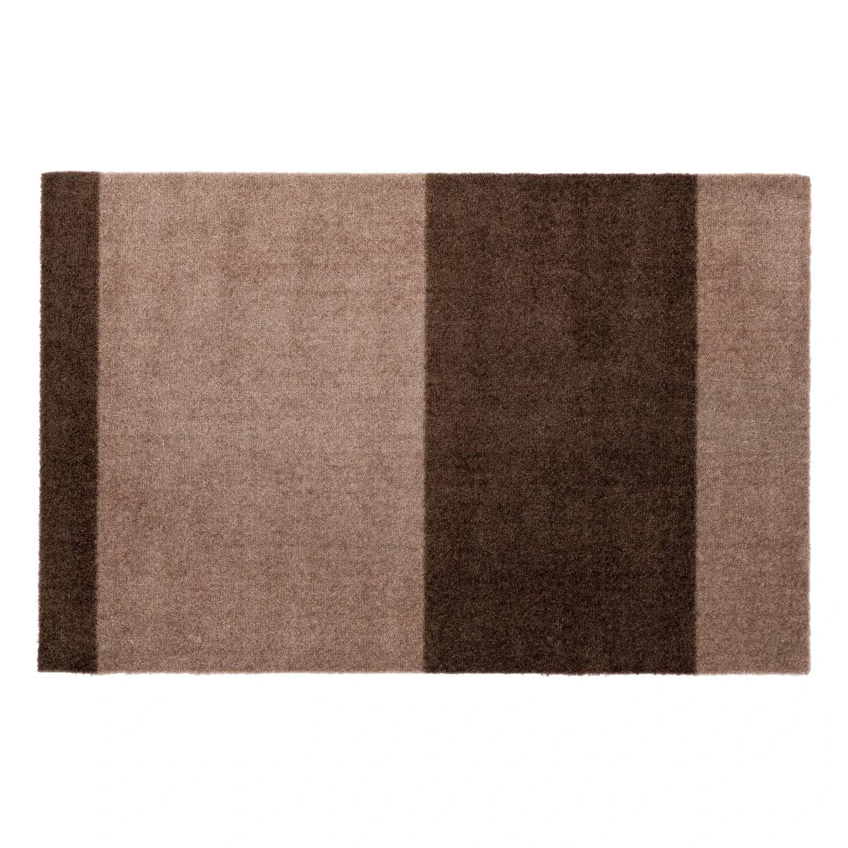 Tica Copenhagen Stripes måtte - 60x90 - Sand/Brown