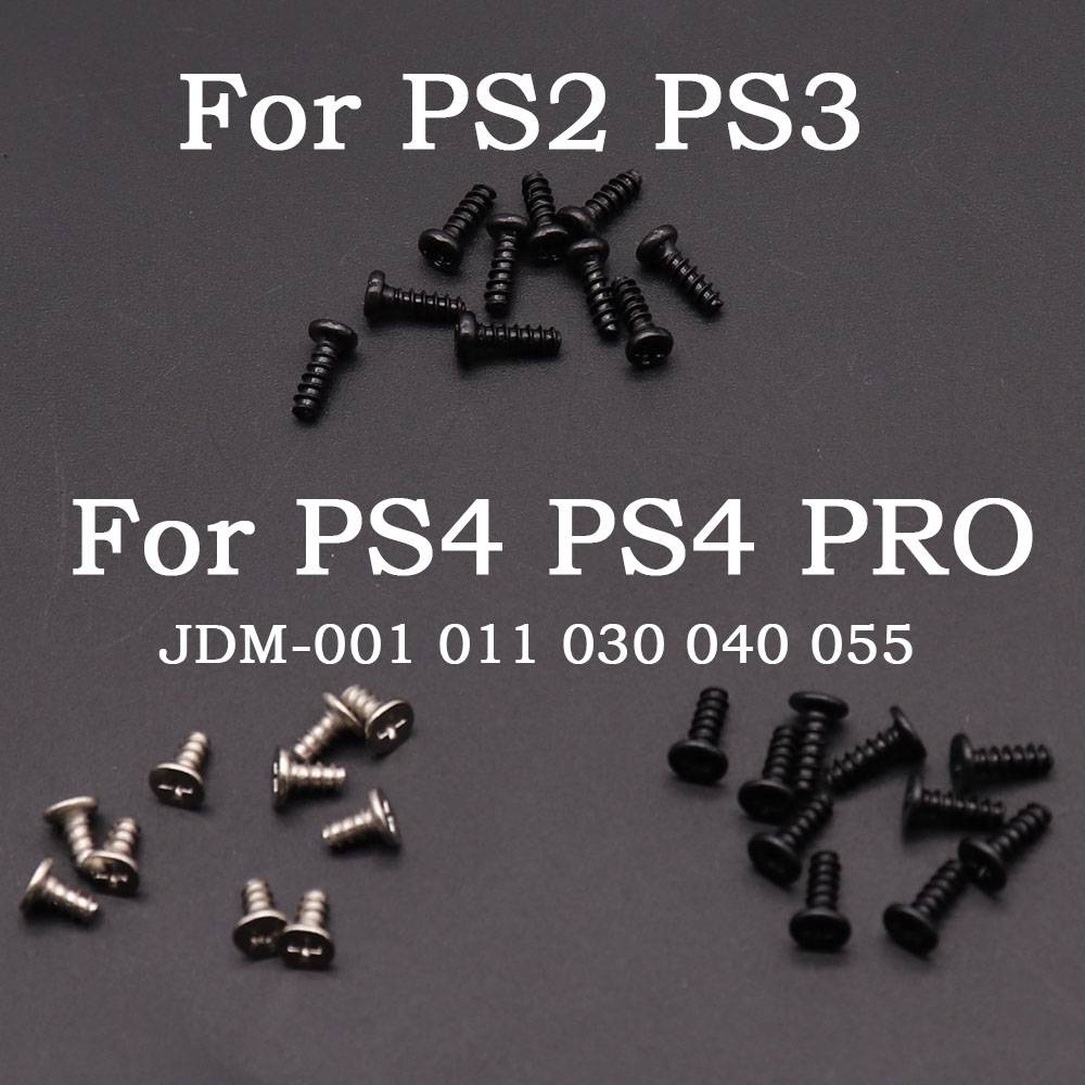 10pcs~20pcs For Sony PS3 PS2 PS4 JDM-001 011 030 040 055 Controller Philips Head Replacement Screw Set Screws