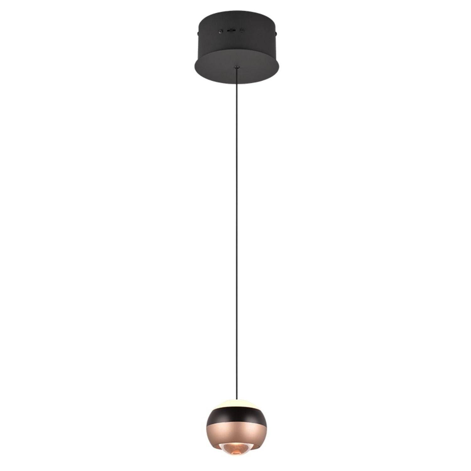 Trio Lighting - Orbit 1 pendel - Platinum