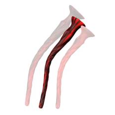 Torthy Dildo Black/Red 50 cm