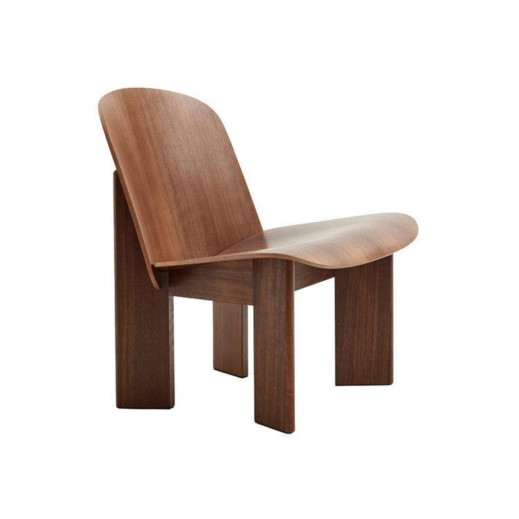 HAY Chisel Lounge Chair  Walnut