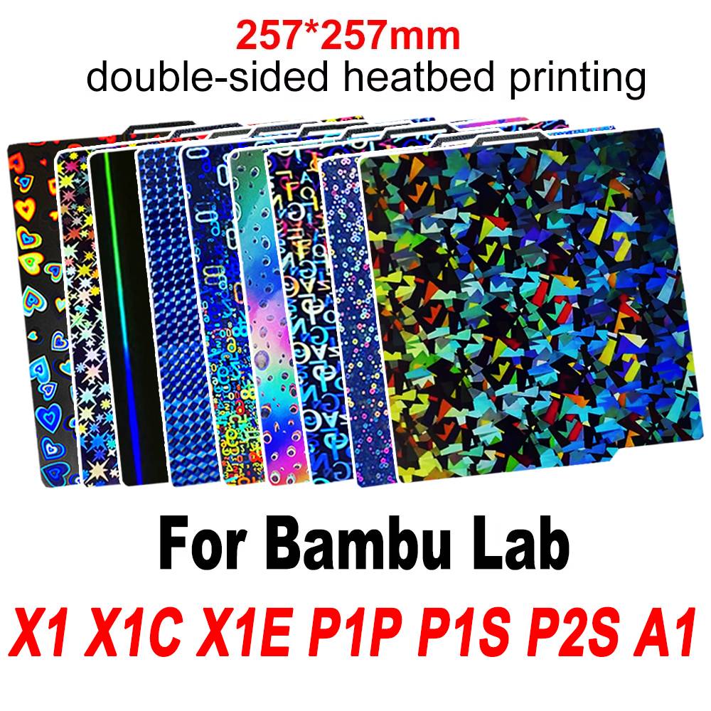X1C P1P P1S P2S A1 X1 Build Plate for Bambu Lab A1 Smooth PEI Sheet PEO PET for Bambulab A1 P1P 3D Printer Heatbed Build Plate