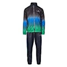 Sergio Tacchini SFUMATA TRACKSUIT (39638) Träningsoverall för män, NAVY/JOLLY GREEN, S