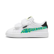 Puma Smash 3.0 Masked Hero Toddlers' Sneakers, White, Size 23, Shoes - Lime Sheen - 23