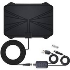 4k 25 dbi high gain hdtv stb tv-antenn 1080p med förstärkt hd digital boost inomhus-tv-antenner med 65-100 miles räckvidd