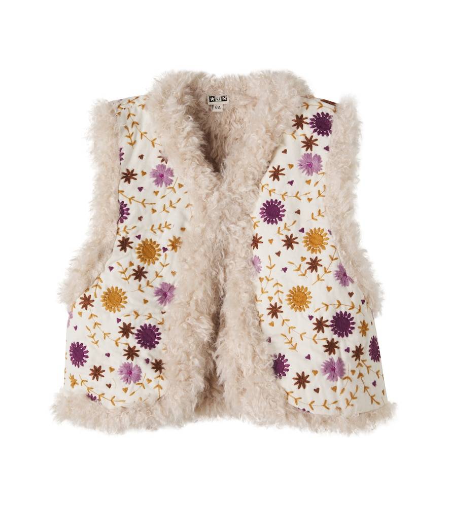 Bonton Maya floral cotton vest