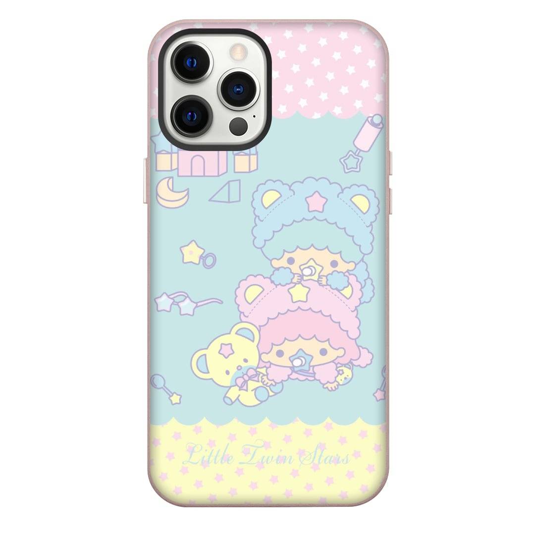 Little Twin Stars Sanrio Phone Case For iPhone Samsung Galaxy Pixel OnePlus Vivo Xiaomi Asus Sony Motorola Nokia - Little Twin Stars Sanrio Playing Baby Toys Portrait Poster.