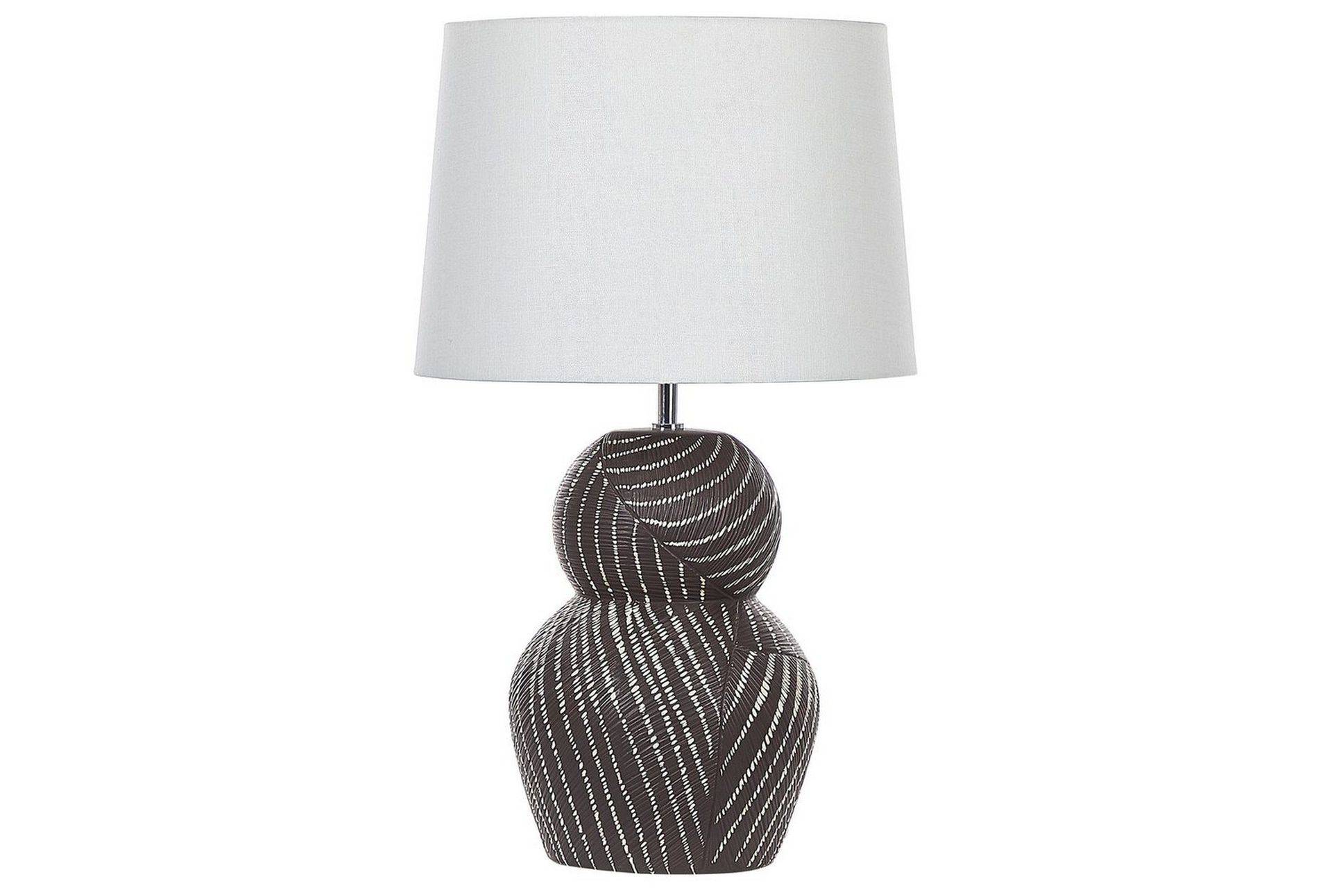 Korska Bordslampa 63 cm E27 - Svart/Vit Fönsterlampa på fot