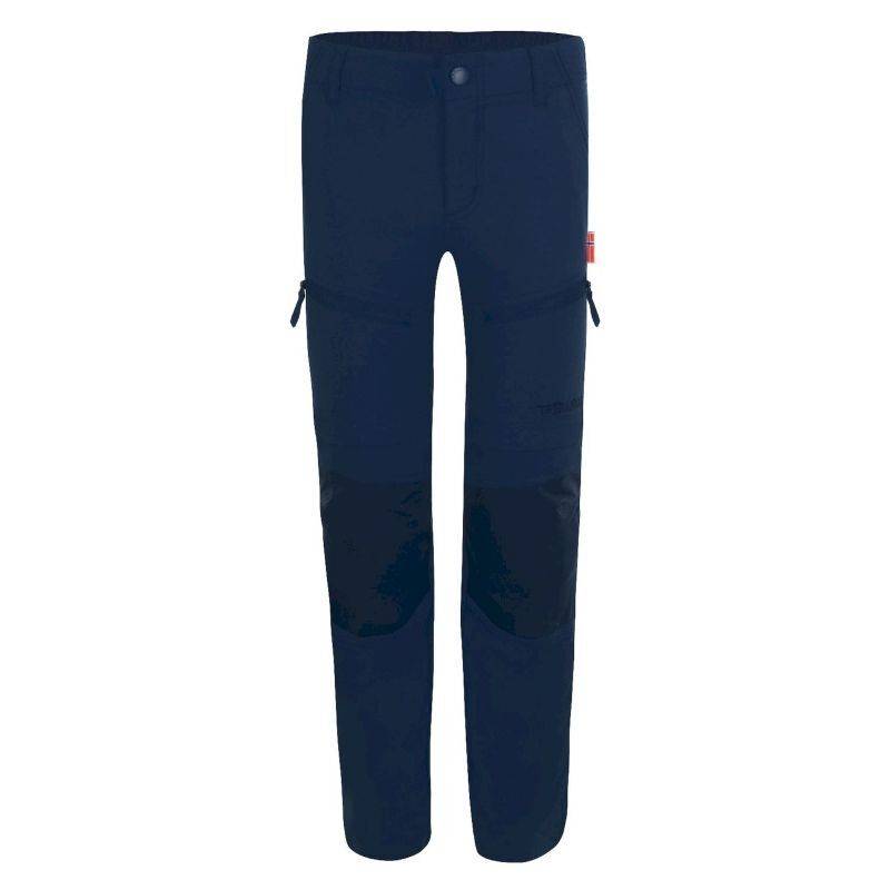 Trollkids Nordfjord Zip-Off Pants Slim Fit - Vandringsbyxor - Børn Navy Child's height 158 cm