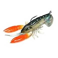 Crawdad fiskedrag, kräftfiskedrag | Lure Kräftor Lures Mjuk Realistisk Fiske Lure | Mjuka kräftbeten med jetting Action Crawfish Bait Fiskedrag för sötvatten och saltvatten