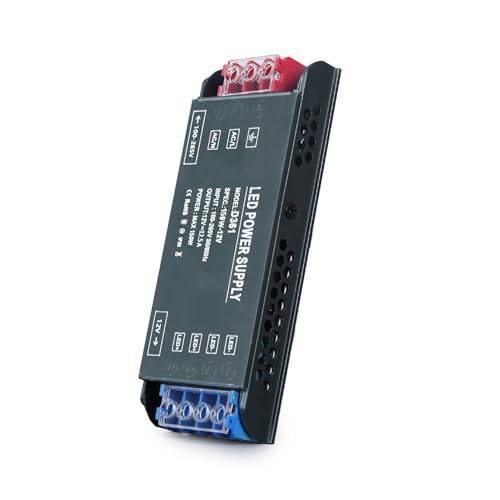 BRIMETI LED Transformator 12V 150W 12.5A AC 220V till 12V DC LED Drivrutin Strömförsörjning Konstant Spänning Slim Lågspänning Nätadapter för Strip Lampor Inomhusbruk Skåpbelysning