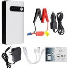 20000 mah 12v bärbar bilhoppstarter nödbatteri booster power bank vattentät med led ficklampa