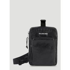 Balenciaga Explorer Crossbody Bag - Mann Crossbody Bags Black One Size