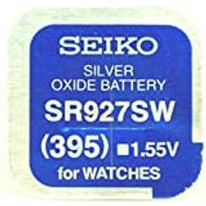 Seiko 395 (SR927SW 1,55 V silveroxider (0% Hg) Mercury Free Watch Battery – Tillverkad i Japan