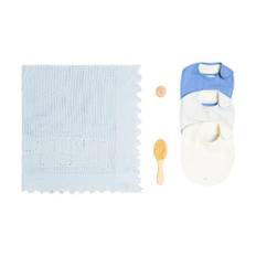 Bonpoint Baby Walk Time blanket and bibs gift set
