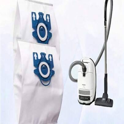 2/5/10 st dammpåsar kompatibla med Miele C1 C2 C3 C5 S-serien dammsugare - Vitt (Multi-size)