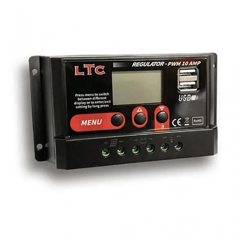 LTC Solpanelsregulator PWM 10A 12/24V