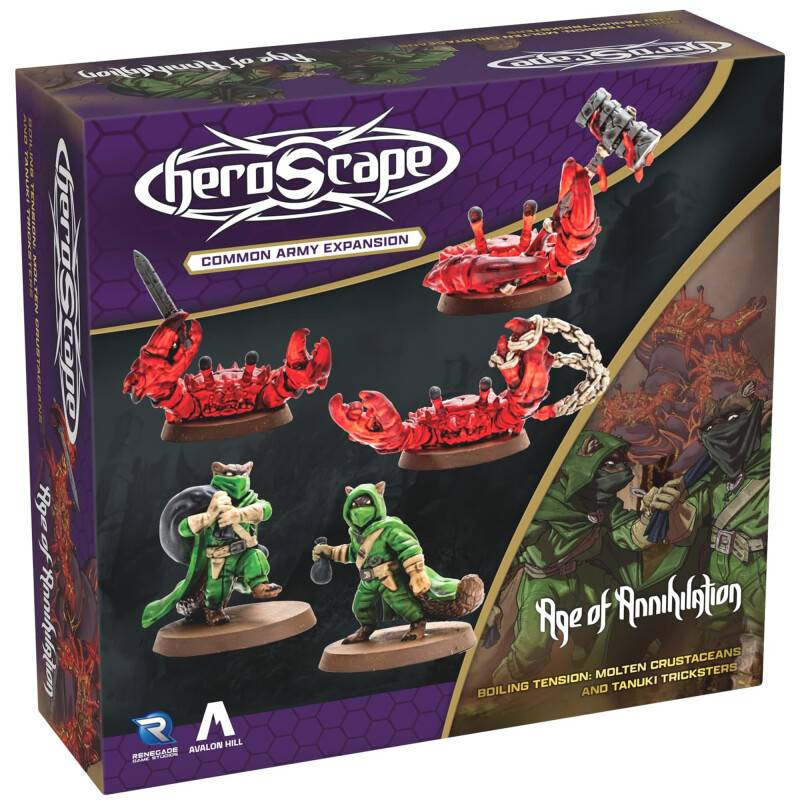 Renegade Games: Heroscape: Molten Crustaceans & Tanuki Tricksters -...