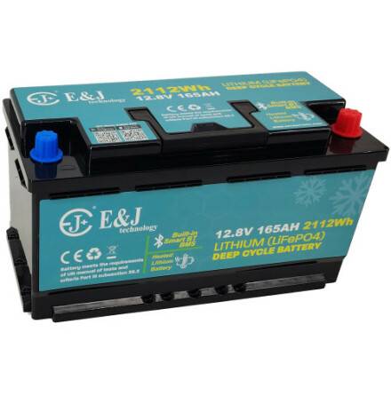 E&J Litium 12V 165Ah Heat - BT L5