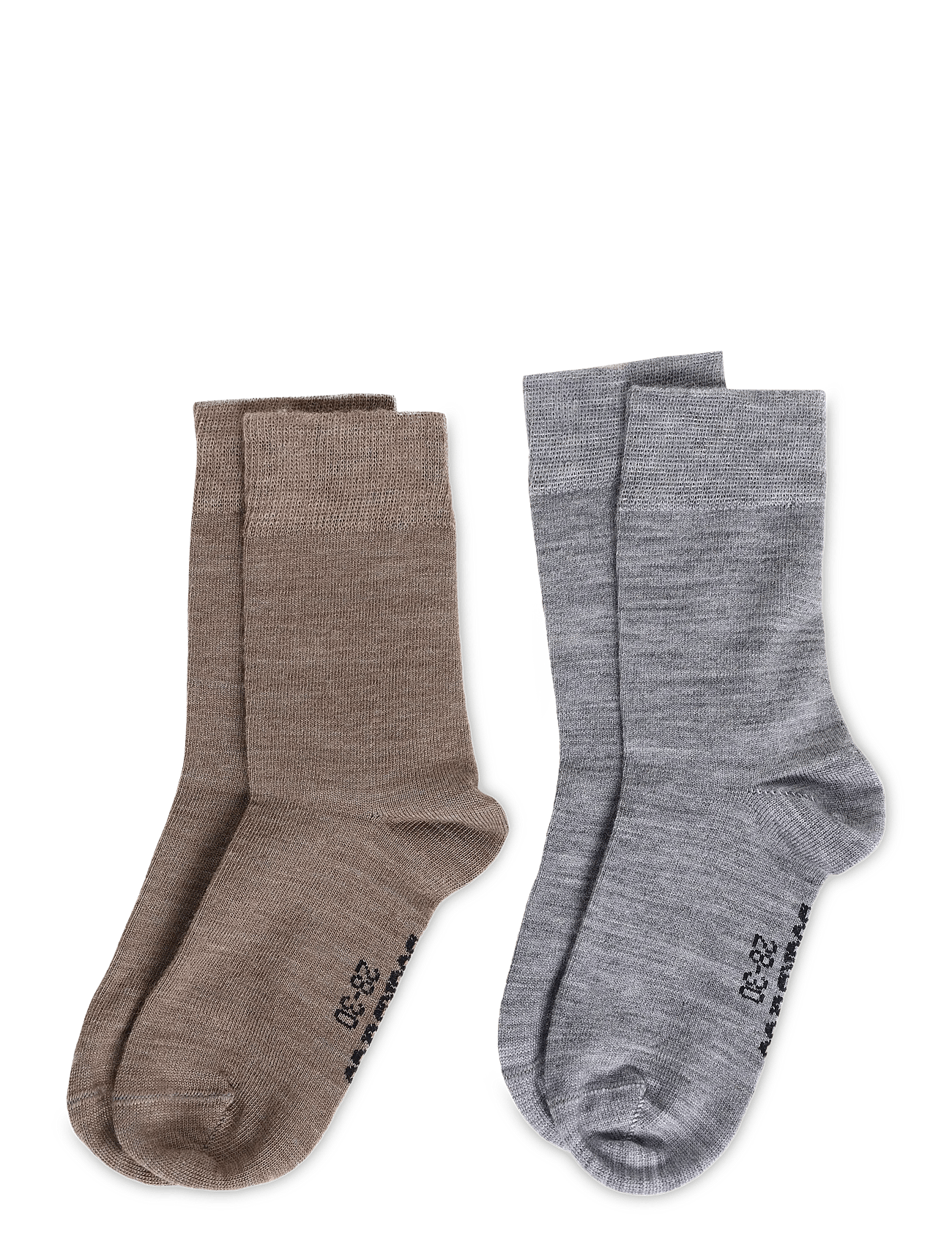 Alpacasocks&Co Merino Lifestyle Kids 2-Pack - Grey - 34-36