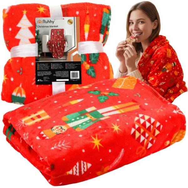 Julpläd flanell 150×200 cm - Stor värmande filt