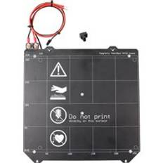 Prusa i3 mk2.5 3d skrivaruppvärmd säng mk52 sängar med ryggspår , n35uh magneter prusa i3 mk2.5 värmebädd prusa i3 mk2.5 värmebädd - Med tryckt