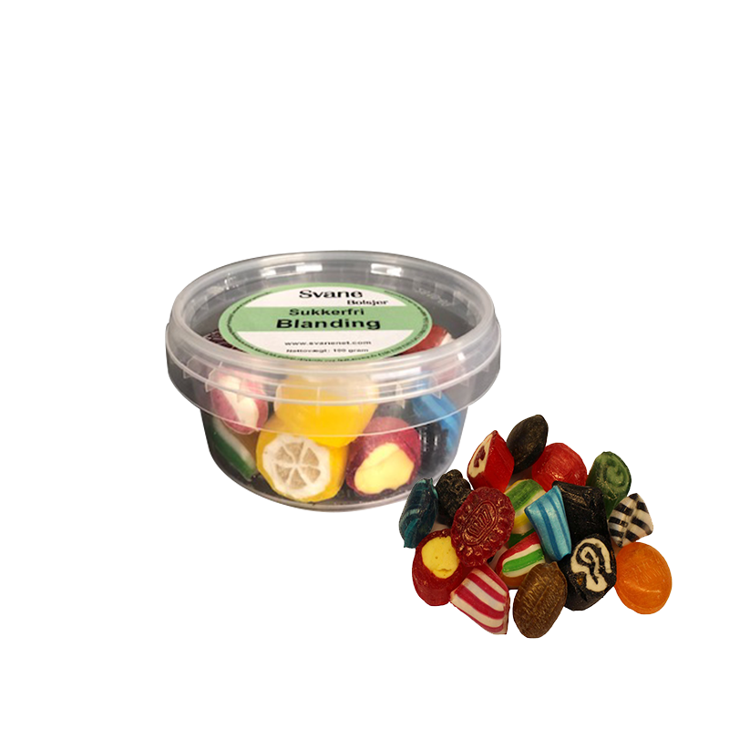 Svanenet sukkerfri bolcheblanding (90G)