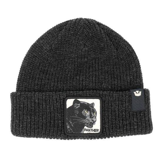 Goorin - Svart cuff Beanie - The Panther Beanie Mini Void Cuff @ Hatstore