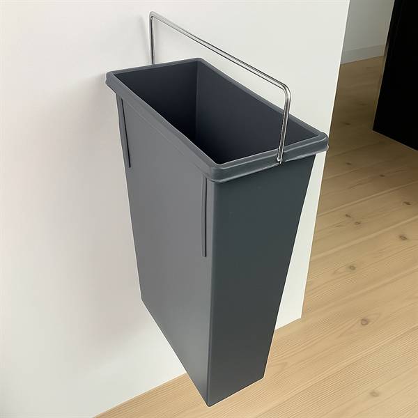 Affaldsspand 10 Liter- HAILO - Ophængsbeslag - Smal Montering.