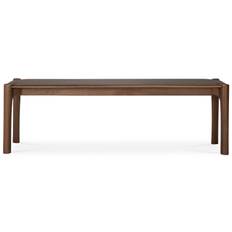 Ethnicraft Pi Bænk Sortbejdset 146 Cm - Bænke Teak Brun - 11552