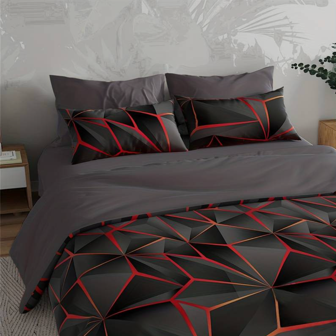 Hilton Luxe Duvet – Ultimat Komfort & Elegans - Röd / 220x240cm