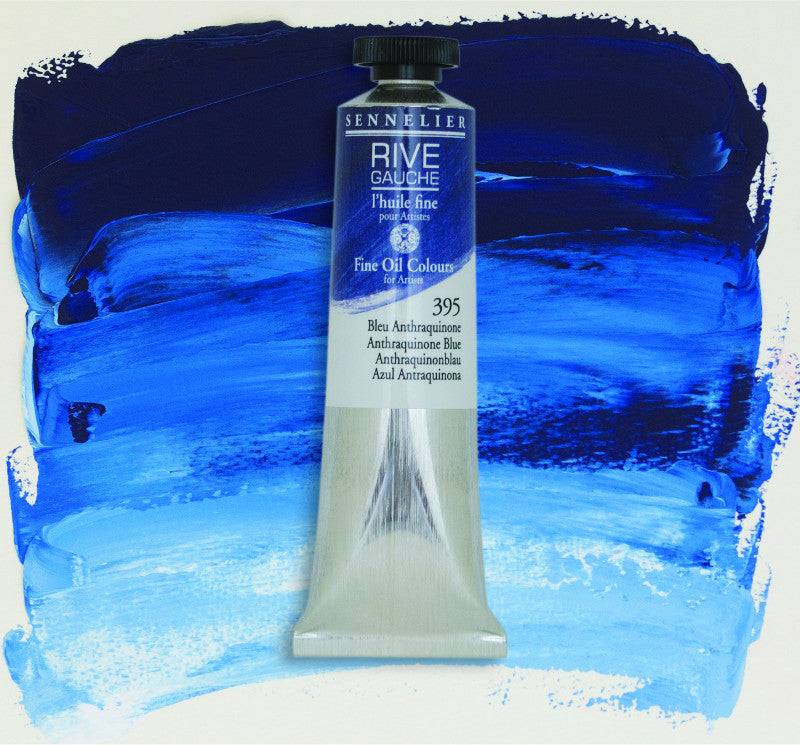 Sennelier Rive Gauche Oljefärg 200 ml Anthraquinone Blue 395