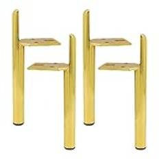 Metallmöbler Ben 4 st Ersättningssoffa Bord Skrivbordsskåp Ben 13cm 15cm 18cm 20cm Flerfärgsalternativ Inkluderar skruvar och skyddsfötter