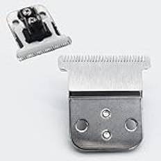 Professionell hårtrimmer T-formade ersättningsblad set #32105, kompatibel med Andis Slimline Pro Li hårtrimmer D7#32655 D8#32400 (silver)