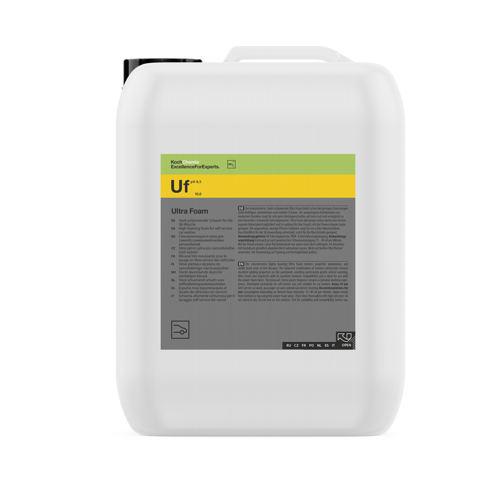 Ultra Foam "Uf" Snow Foam / Stark schäumender Schaum für die SB-Wäsche - 5 Liter