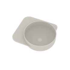 Ideavit SolidDual 2.0 tvättställ, 49x43 cm, matt vit