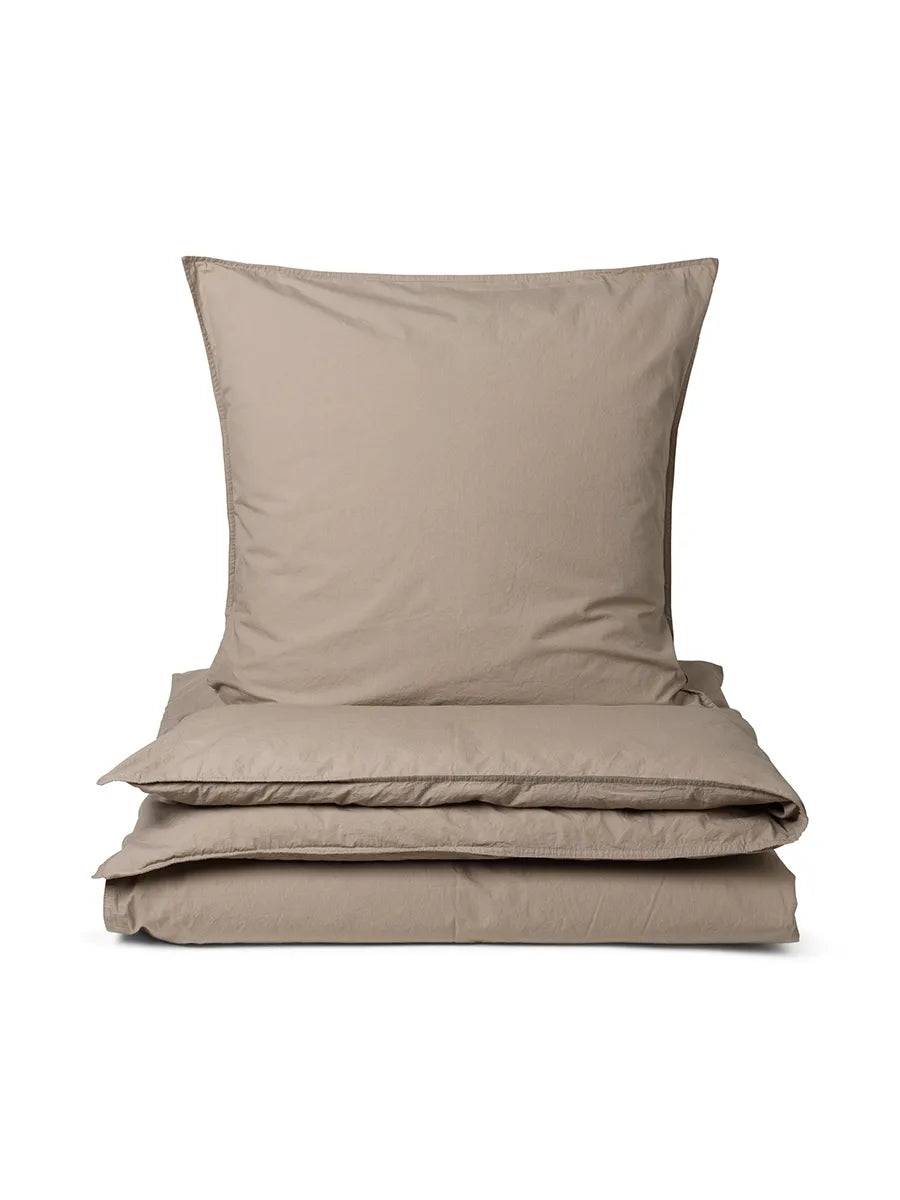 Duvet Cover Single XL 140x220, sengesæt fra Aiayu Cocoa - Jacobsen Plus