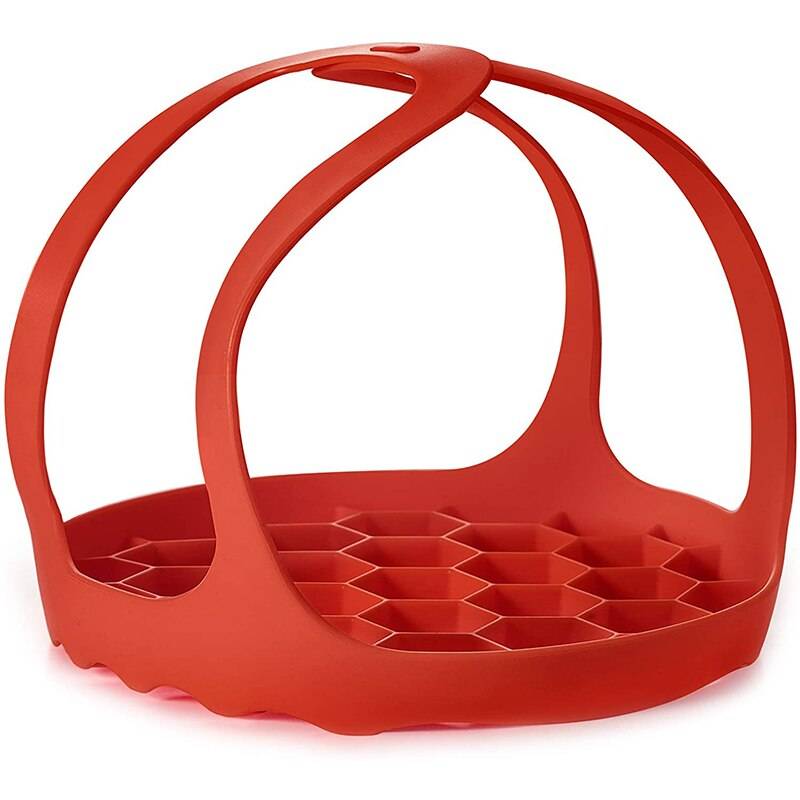 Pancake maker nonstick matlagning verktyg ägg ring maker ägg silikon form pannkaka ost ägg spis panna kök baktillbehör - Röd 8 tum