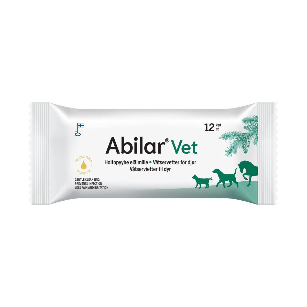 Repolar AniWipe Vårdservetter för Djur (12 pcs)