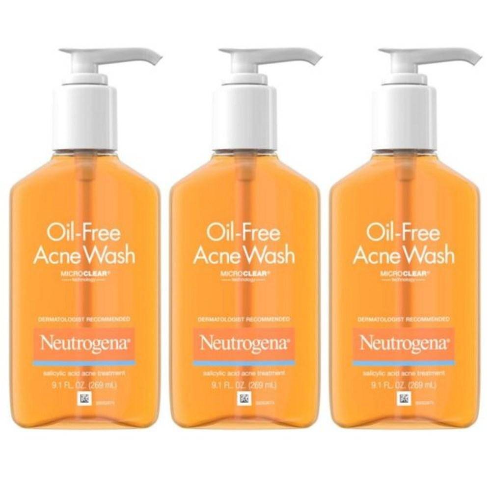 Neutrogena Oljefri Exklusiv Ansiktsrengöring Salicylsyra Daglig Rengöring 9.1 fl oz 121195 beige