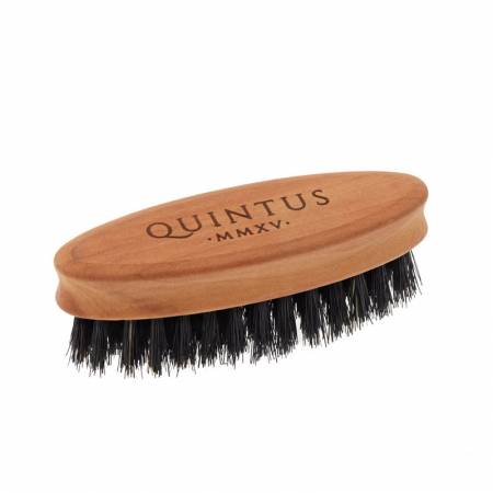 Quintus MMXV - Small Beard Brush Pearwood - Soft Natural Bristles