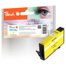 Kompatibel med Peach HP OfficeJet Pro 8020 Series bläckpatron, 12ml, Gul