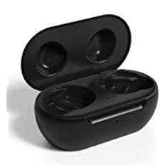 Laddningsfodral ersättning för Galaxy Buds, Galaxy Buds+trådlöst laddningsfodral för Samsung Galaxy Bud+ Plus, hörlurar stationsdocka för Samsung Galaxy Buds SM-R170 (endast laddningsfodral) (svart)