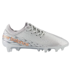 New Balance Furon v7 Dispatch Junior FG Football Boot for Kids - Silver / 4