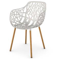 Fast, Forest Stol med armlæn Iroko/Iron Grey