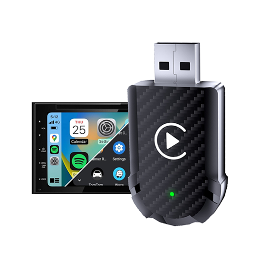 Apple CarPlay & Android Auto Adapter - Plug & Play - Carbon